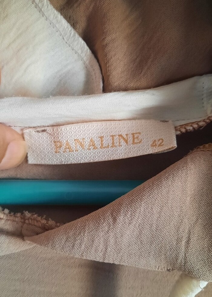 Bej rengi tesettur takim - Görsel 2