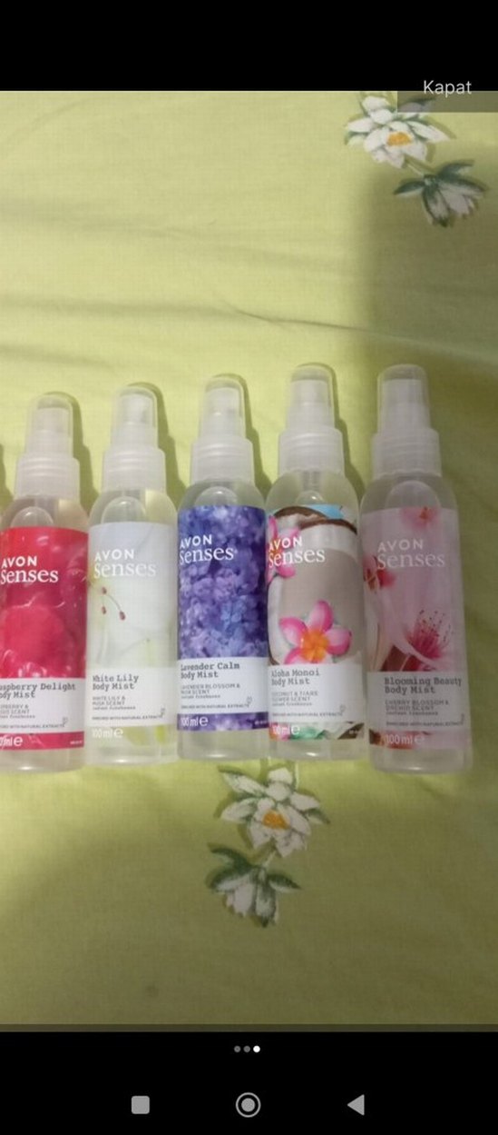 Avon Senses Vücut spreyi seti - Görsel 3