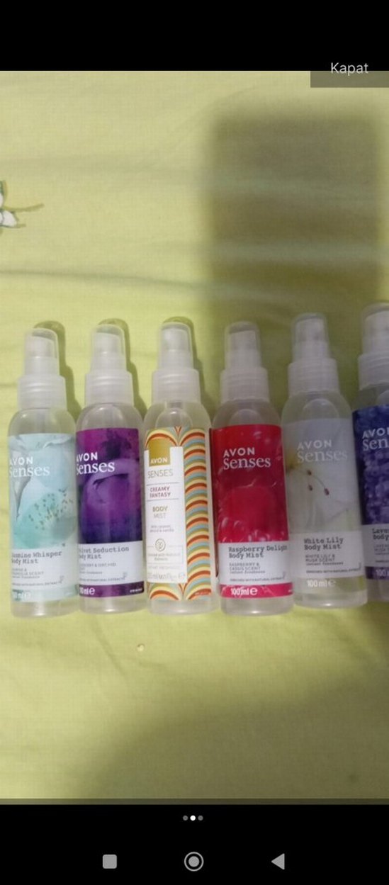 Avon Senses Vücut spreyi seti - Görsel 2