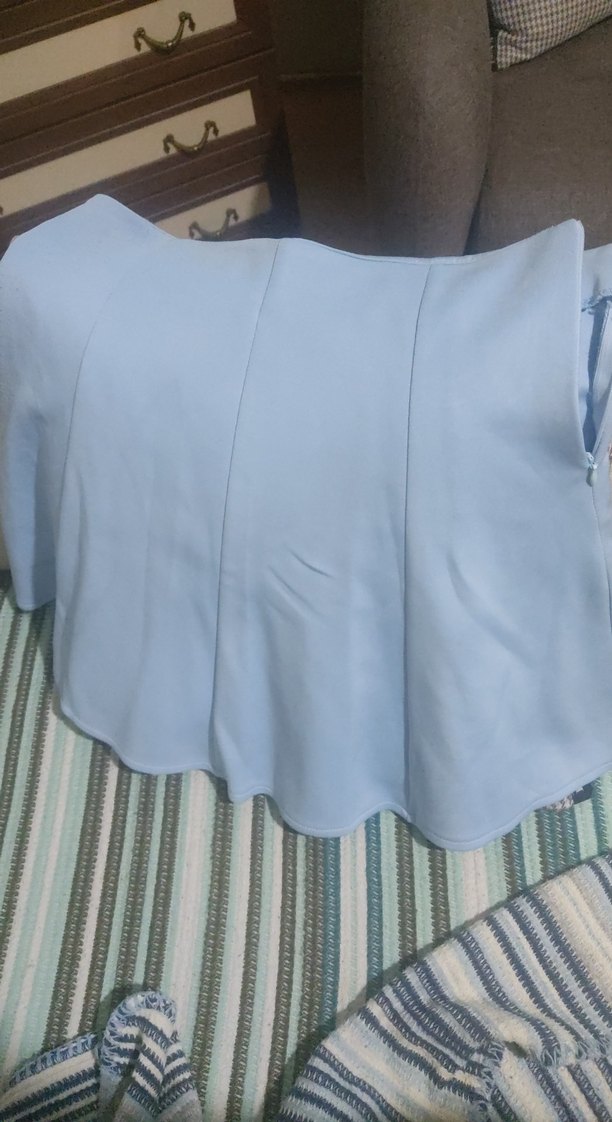 Mavi kısa etek - Görsel 2