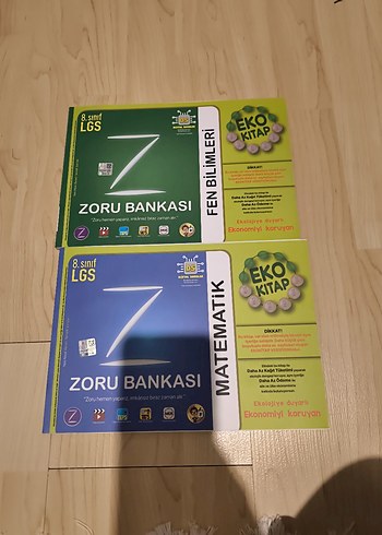 8. Sınıf LGS Zoru Bankası Fen Bilimleri ve Matematik Kitapları