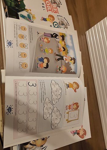 Çocuklar için Sayı Öğrenme Kitapları Seti - Görsel 2