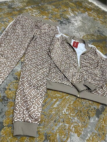 xs Beden camel Renk Guess Orjinal eşofman takımı