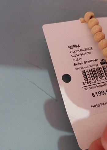 Bej ve Koyu Bohem Erkek Bileklik - Görsel 2