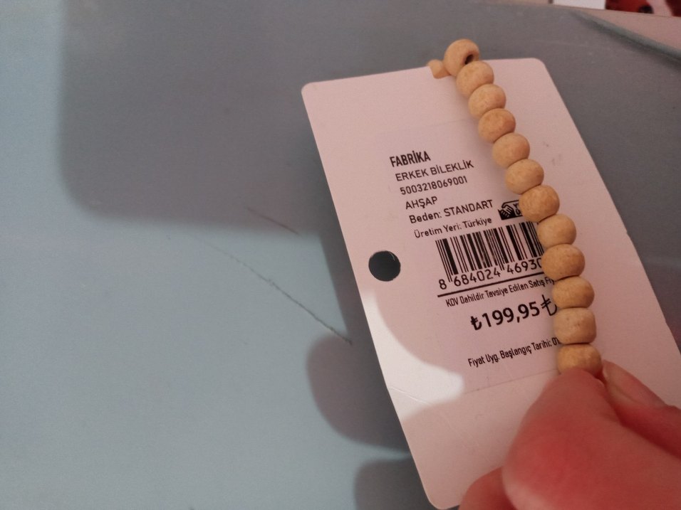 Bej ve Koyu Bohem Erkek Bileklik - Görsel 2