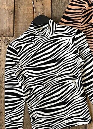 Zebra kadın bluz.