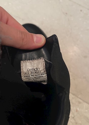 Kadın Siyah Platform Topuklu Kauçuk Bot - Görsel 3