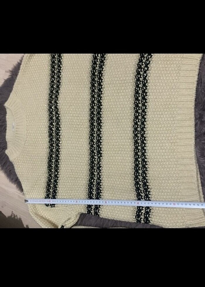 Mango kadın ekru kazak - Görsel 5