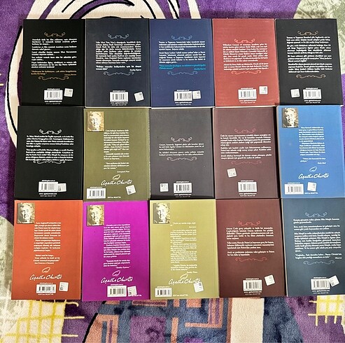  Agatha Christie 15 kitap takım set