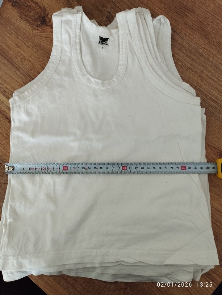 Erkek çocuk Beyaz Baskılı Klasik Atlet - Görsel 3