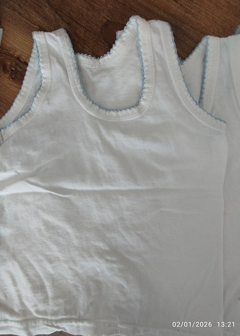 Beyaz Çocuk Atlet Seti - Görsel 2