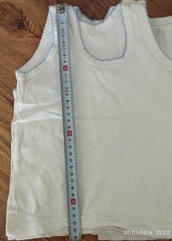 Beyaz Çocuk Atlet Seti - Görsel 4