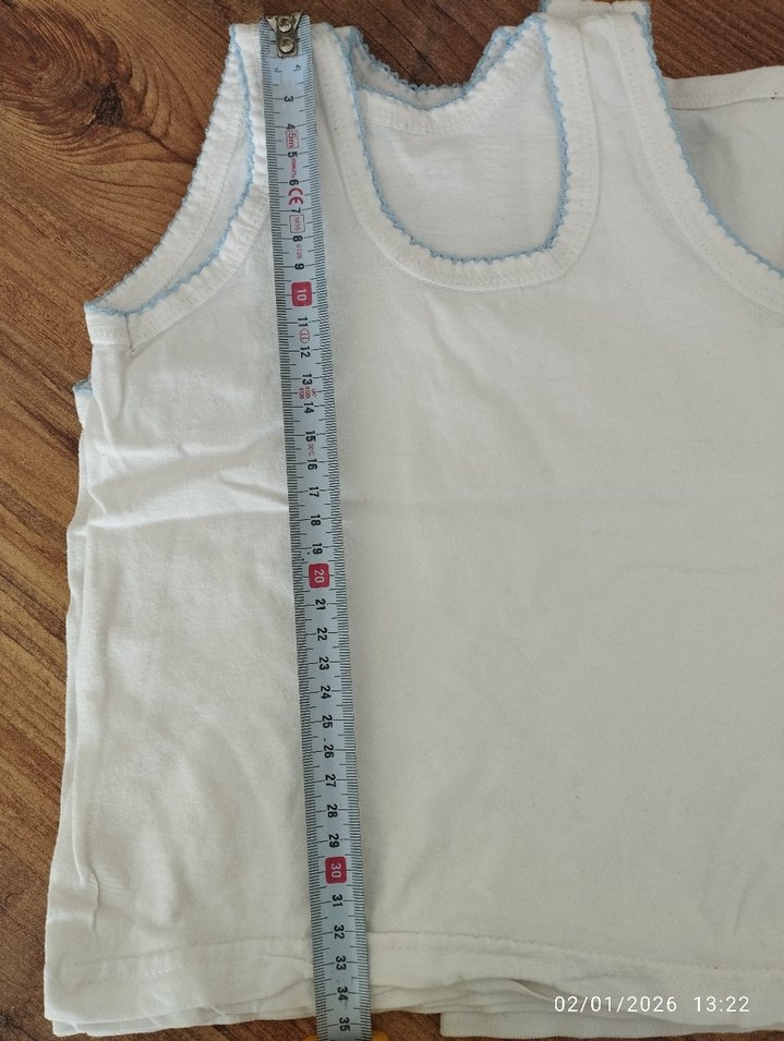 Beyaz Çocuk Atlet Seti - Görsel 4