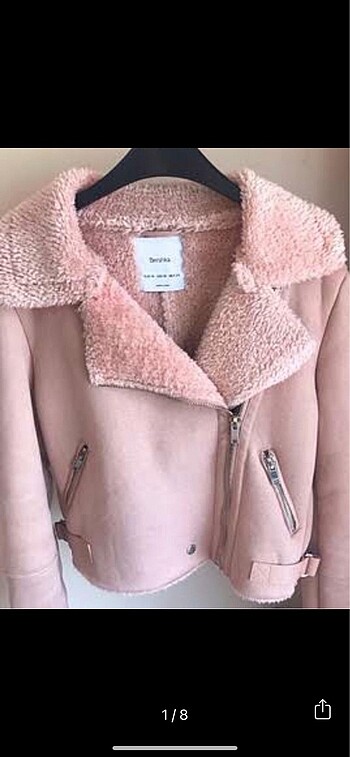 Bershka pembe mont