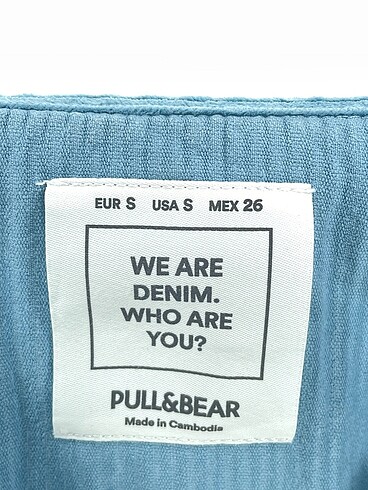 s Beden mavi Renk Pull and Bear Gömlek %70 İndirimli.