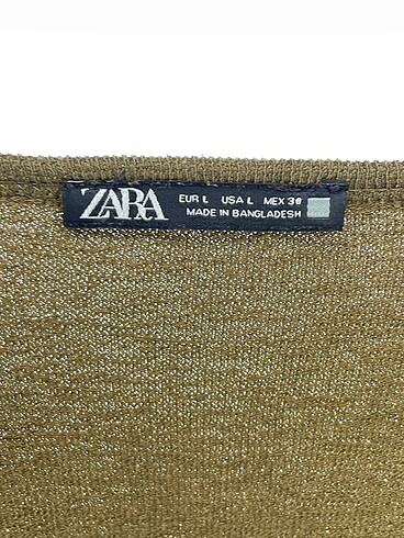 l Beden haki Renk Zara Bluz %70 İndirimli.