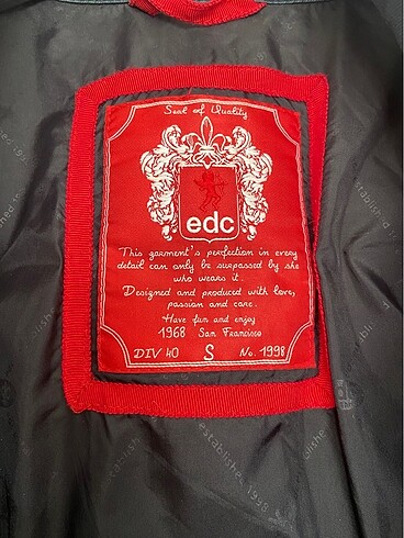 s Beden Orijinal Edc Mont/Trençkot