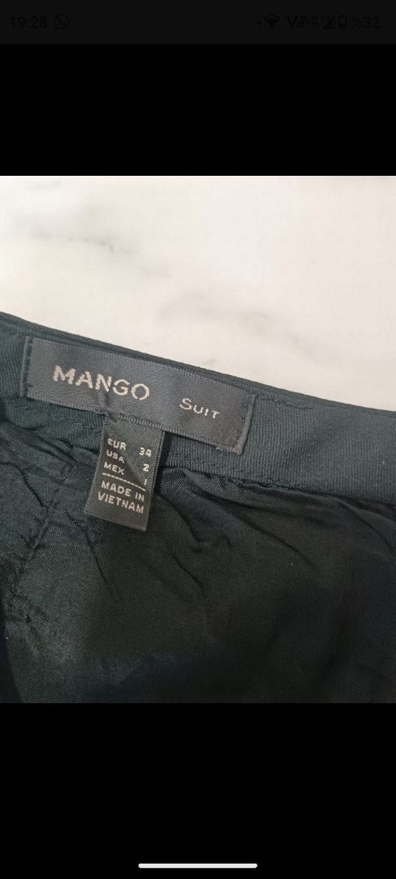mango suit Mini Etek - Görsel 4