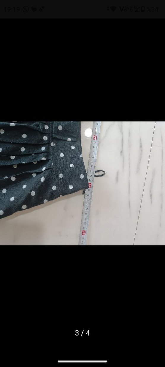 Siyah Puantiyeli Mini Etek - Görsel 3