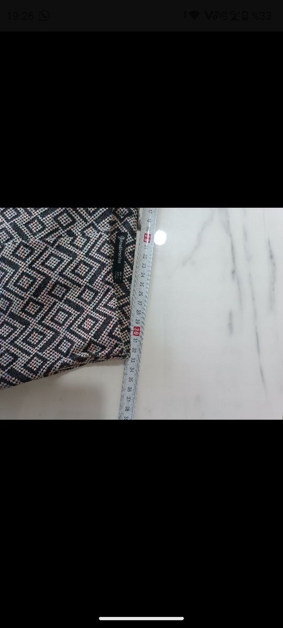 Stradivarius Desenli Bohem Kadın Mini Etek - Görsel 3