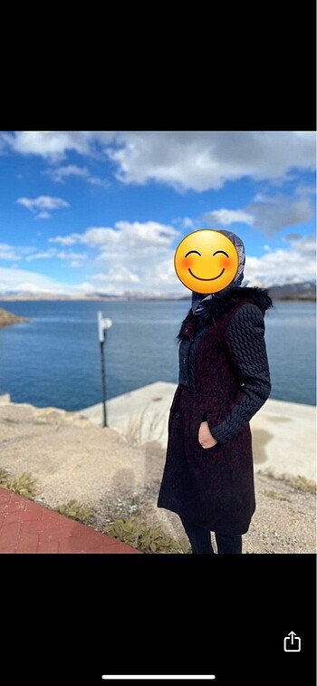 42 Beden bordo Renk Kadın kaban