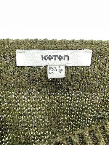 s Beden haki Renk Koton Kazak / Triko %70 İndirimli.