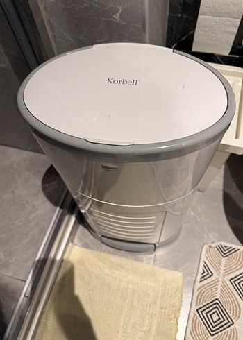 Korbel çöp kutusu
Bebek Bezi Çöp Kutusu, Pedallı Kapaklı - Görsel 2