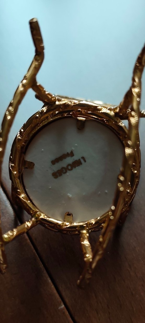 limoges Altın işlemeli Mini Sandalye - Görsel 3