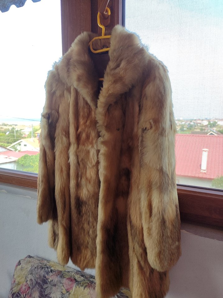 Kadın Kahverengi Uzun  Kürk Detaylı Mont - Görsel 2