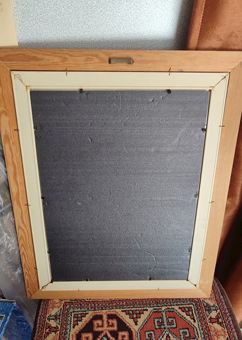 Ikea Kahverengi ve ahşap dekoratif çerçeve