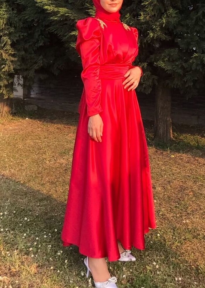 Kadın Tesettür Abiye -SATILDI- - Görsel 4