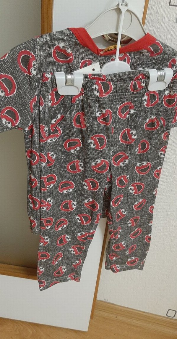 Renkli Baskılı Erkek Çocuk Kısa Kollu Pijama - Görsel 3