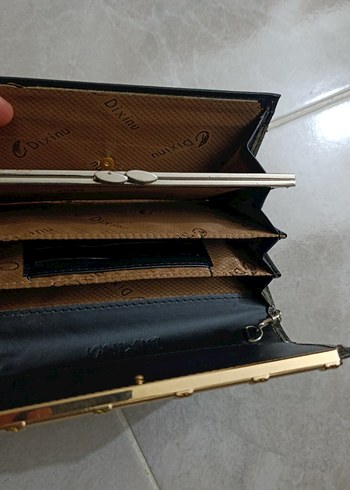 Zincir Detaylı Kahverengi Yılan Derisi Desenli Deri Çanta - Görsel 4