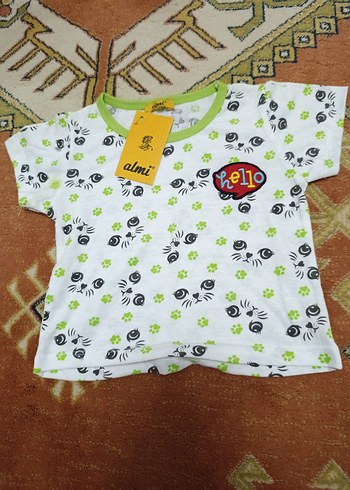 Renkli Baskılı Pamuklu Çocuk Takımı - Görsel 3