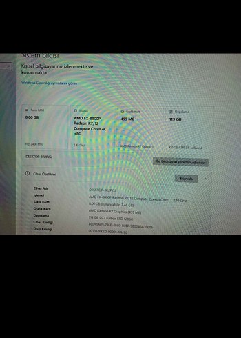 Çok Renkli Masaüstü Bilgisayar Seti - Görsel 4