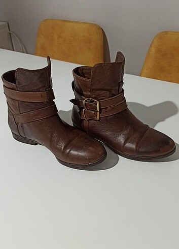 36 Beden kahverengi Renk Bootie