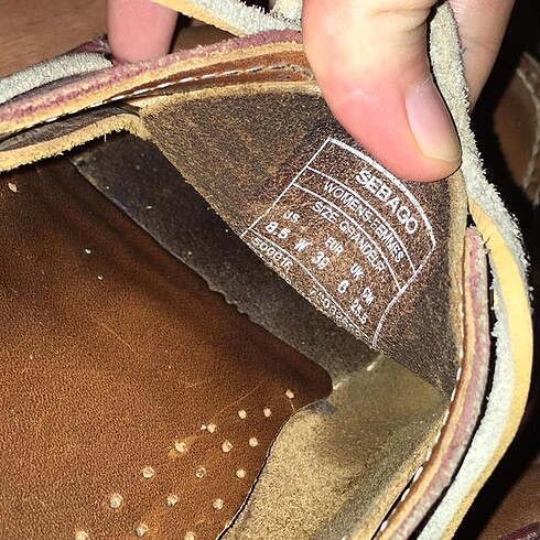 39 Beden kahverengi Renk Sebago