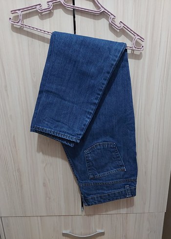 Topshop Lacivert Mom Jean Kot Pantolon