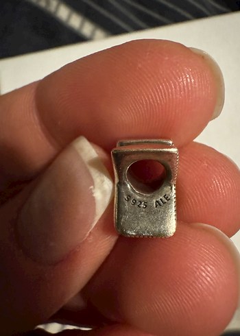 Gümüş Pandora K Harfi Charm - Görsel 3