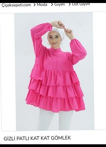 Zara Gizli patlı katkat gömlek