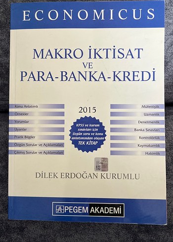 Economicus Makro İktisat ve Para-Banka-Kredi Kitabı
