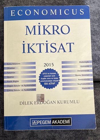 Economicus Mikro İktisat Kitabı - Dilek Erdoğan Kurumlu