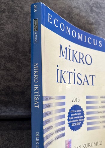  Economicus Mikro İktisat Kitabı - Dilek Erdoğan Kurumlu