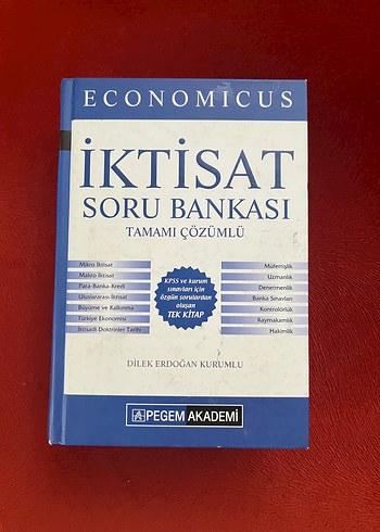 KPSS İktisat Soru Bankası - Pegem Akademi