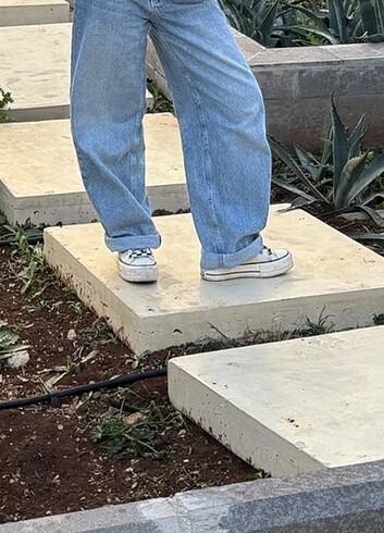 36 Beden mavi Renk TRENDYOLMILLA BAGGY JEAN 