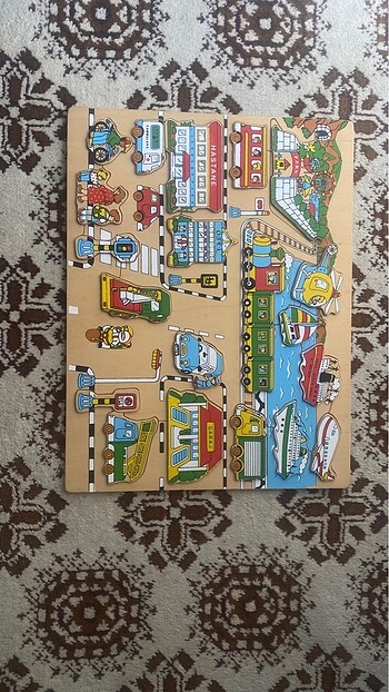 Fisher Price Eğitici Ahşap TAK-ÇIKAR Yapboz