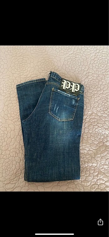 m Beden mavi Renk Philipp Plein kot pantolon