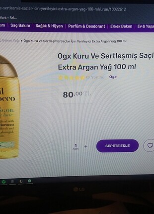 Diğer Ogx Saç Bakım Yağı