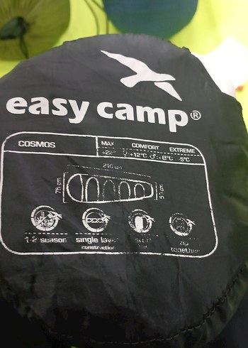 Easy Camp Cosmos Siyah Mumya Uyku Tulumu - Görsel 7