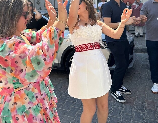 Alfa beta beyaz elbise